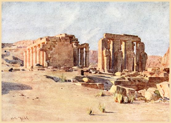 LE RAMESSEUM, A THÈBES