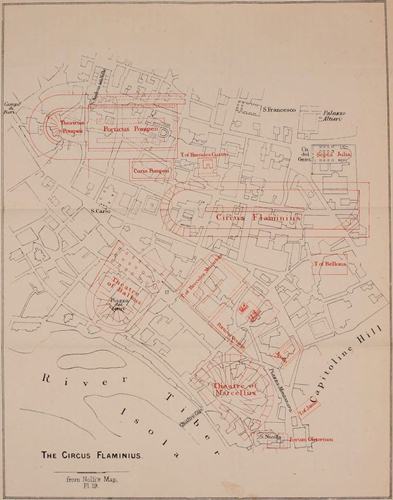 The Circus Flaminius from Nolli’s Map, Pl. 19.