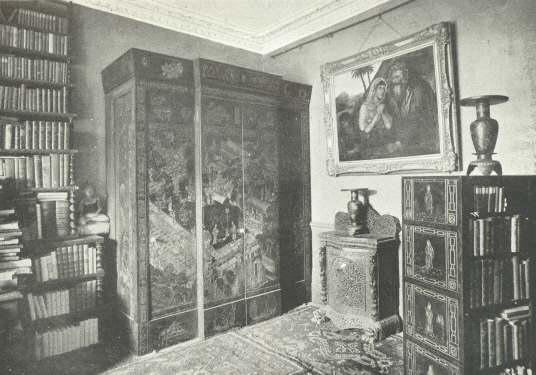 A Corner in ‘The Pines,’ showing the Lacquer Cabinet