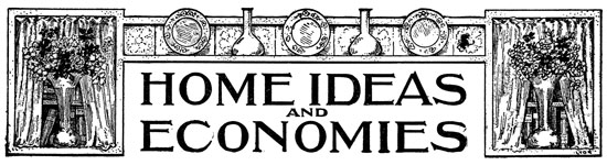 HOME IDEAS AND ECONOMIES