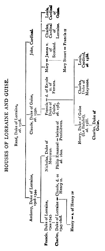 HOUSES OF LORRAINE AND GUISE.