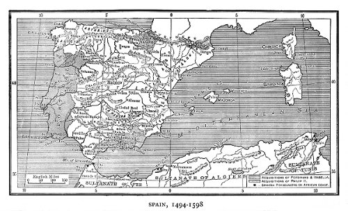 SPAIN, 1494–1598.