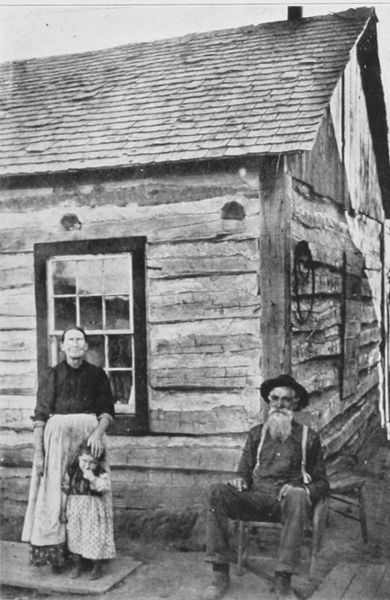 CABIN IN "CRACKER SETTLEMENT" NEAR MT. VERNON