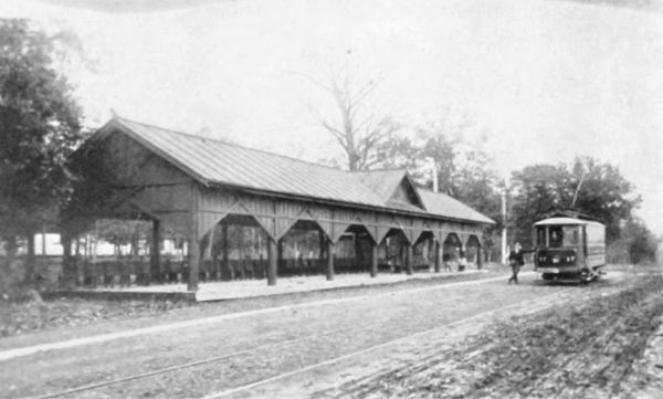 STREET RAILWAY STATION AT BEVER PARK, CEDAR RAPIDS