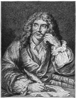 MOLIÈRE.  (From the Painting by Coypel in the Comédie Française.)