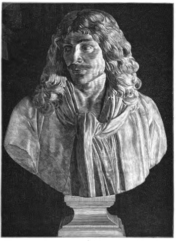 MOLIÈRE.  (From the bust by Houdon in the Comédie Française)