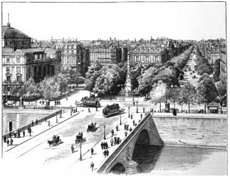 PONT AU CHANGE, PLACE DU CHÂTELET, AND BOULEVARD DE SEBASTOPOL.