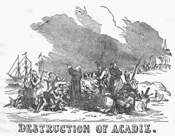 DESTRUCTION OF ACADIE.