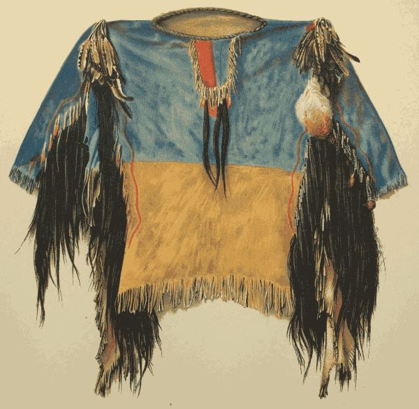 Plate III.  SCALP SHIRT OF "LITTLE BIG MAN" (SIOUX).