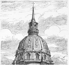 DOME OF THE HÔTEL DES INVALIDES.