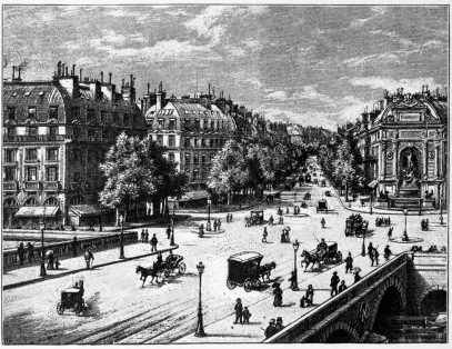 THE BRIDGE, PLACE, AND BOULEVARD ST. MICHEL.