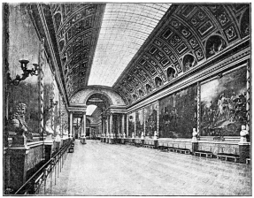 THE GALLERY OF BATTLES, VERSAILLES.  (From a Photograph by X., Paris.)