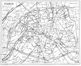 PARIS  Limite des Arrondts