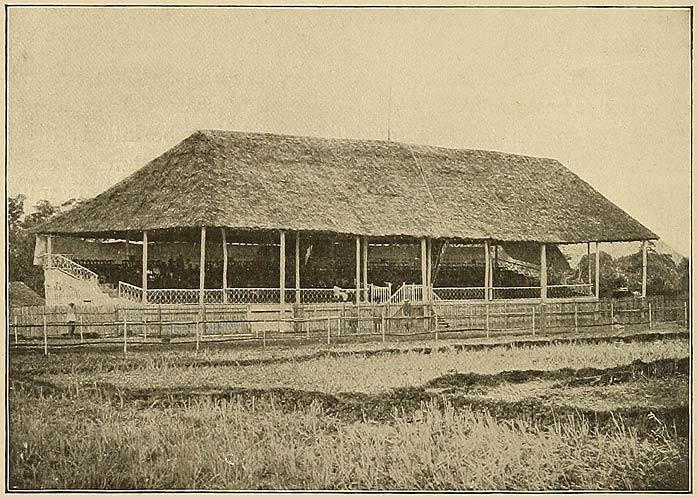 Grand-stand, Santa Mesa; Where the Pony Races Are Run.