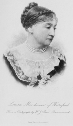 Louisa, Marchioness of Waterford.  From a Photograph by W. J. Reed. Bournamouth.