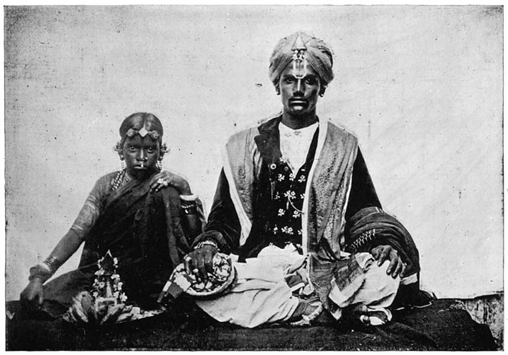 Gānga bride and bridegroom.