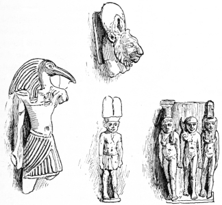 Fig. 32.—Egyptian Gods. (Way Coll., Boston Museum of Fine Arts.)