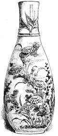 Fig. 119.—Satsuma Vase. Height, 7½ in. (J. W. Paige Coll., Boston Museum of Fine Arts.)