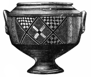 Fig. 148.—Phœnician Vase, from Dali, with Phœnician Inscription. (Cesnola Coll., N. Y. Metropolitan Museum.)