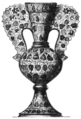 Fig. 190.—Hispano-Moresque Vase. End of 13th Century. (S. Kensington Mus.)