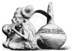 Fig. 371.—Peruvian Water-vessel. (Smithsonian Inst., 1399.)