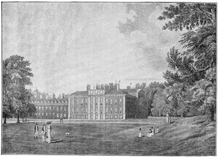 Image not available: SOUTH FRONT OF KENSINGTON PALACE IN 1819. (After Westall.)