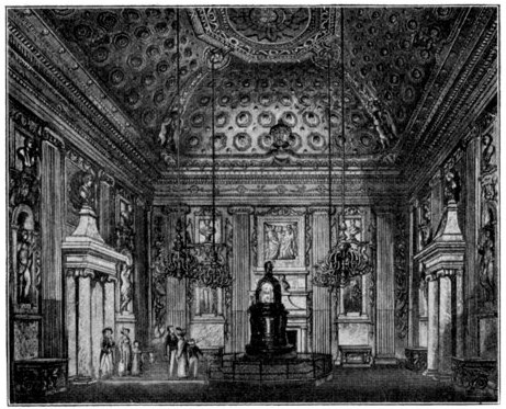 Image not available: THE CUPOLA OR CUBE ROOM, AS IT WAS WHEN THE QUEEN WAS BAPTIZED IN IT.