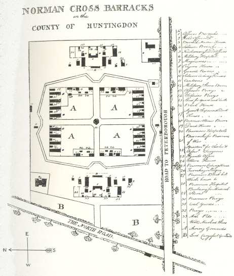 Plan B.—Mr. Hill’s Plan of the Depot, 1797 to 1803. West Elevation