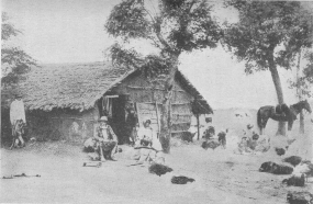 Choza de Gaucho en la Pampa  Fraser, The Amazing Argentine Photograph by A. W. Boote & Co., Buenos Aires