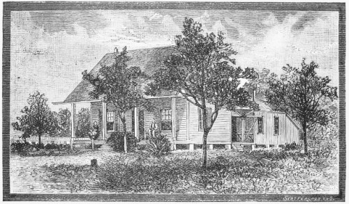 SUNNYSIDE COTTAGE. The Residence of Samuel C. Upham, Braidentown, Florida.