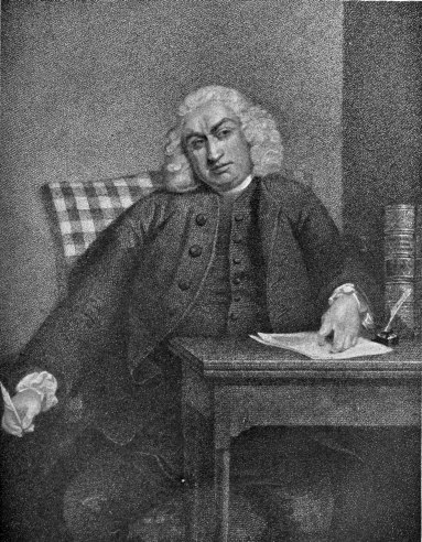 SAMUEL JOHNSON  Painted by Sir J. Reynolds. Engraved by Heath