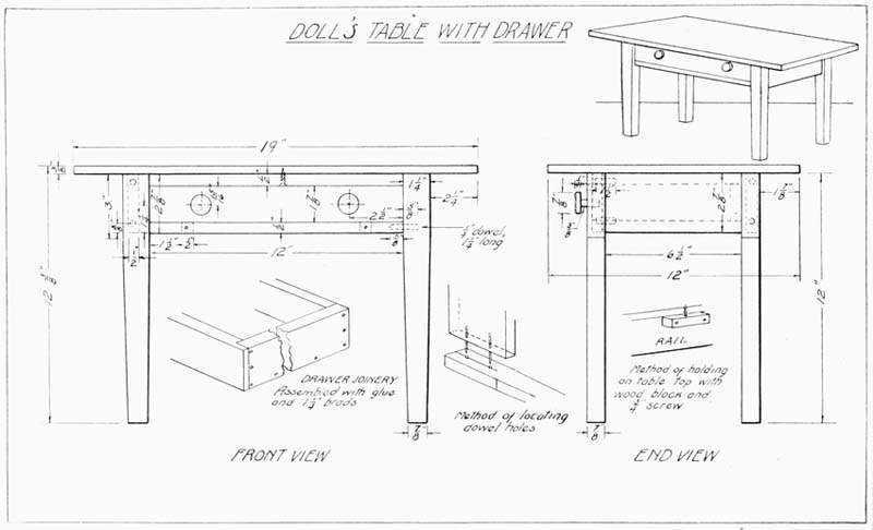 Doll's Table