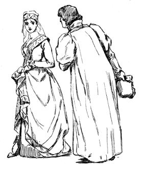 RICH MERCHANT AND HIS WIFE, 14TH CENTURY