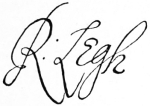 AUTOGRAPH OF RICHARD LEGH.