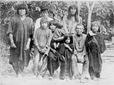 THE PERUVIAN AMAZON.  FREE INDIANS OF THE UCAYALI RIVER.  (Observe their robust appearance when not enslaved.)  To face p. 24.