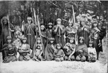 INDIANS OF THE PERUVIAN AMAZON REGION: RIVER UCAYALI.  To face p. 208.