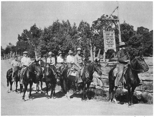 A party off for the less-frequented trails. Grant photo.