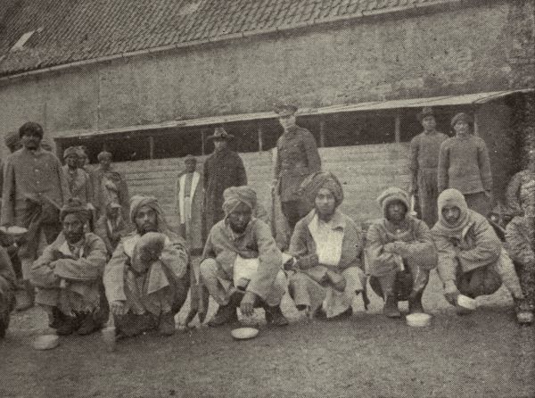 A MEAL AT THE INDIAN CAMP