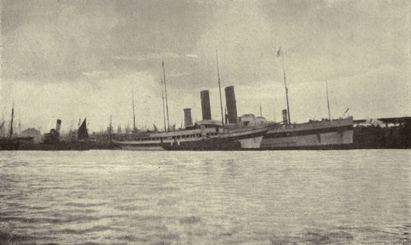 HOSPITAL SHIPS IN THE HARBOUR