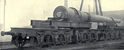 Naval Gun weighing 68 tons.