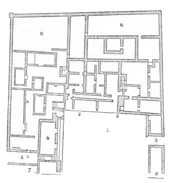 GROUND PLAN OF FIRST TOLTEC HOUSE UNEARTHED AT TULA (FROM LEMAIRE).