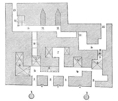 PLAN OF PALACE WE INHABITED AT LORILLARD.