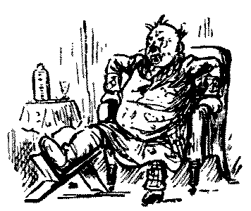 Injured man.