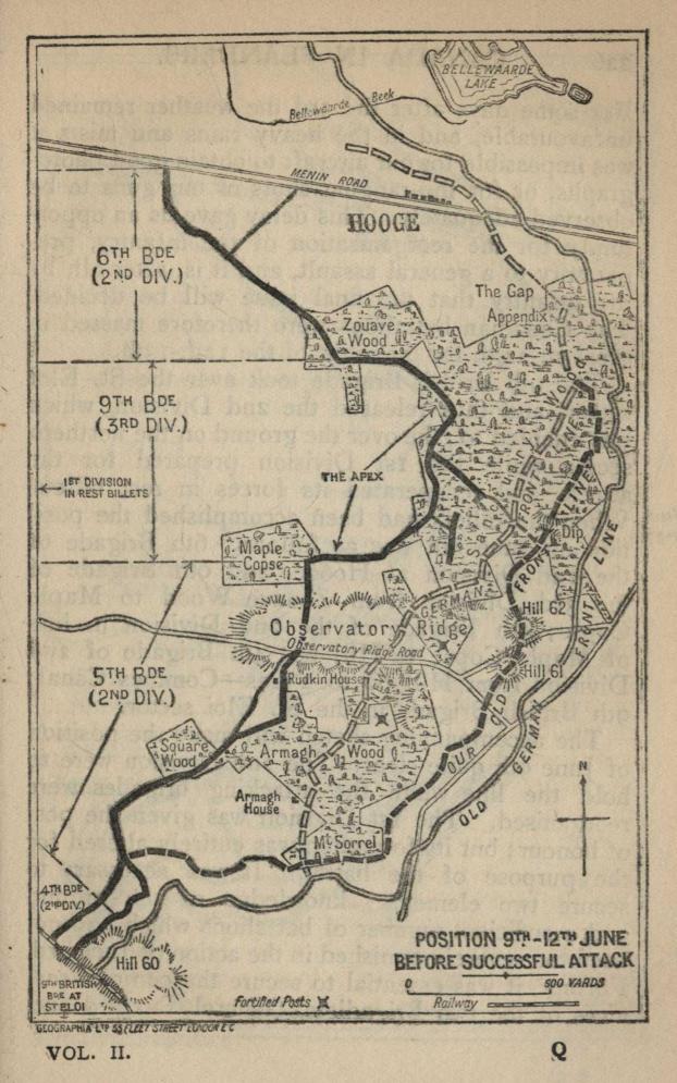 Map--POSITION 9th-l2th JUNE BEFORE SUCCESSFUL ATTACK