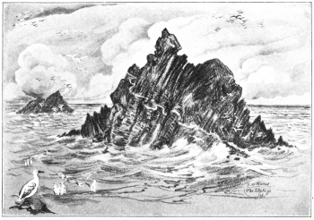 THE SKELLIGS ROCKS.