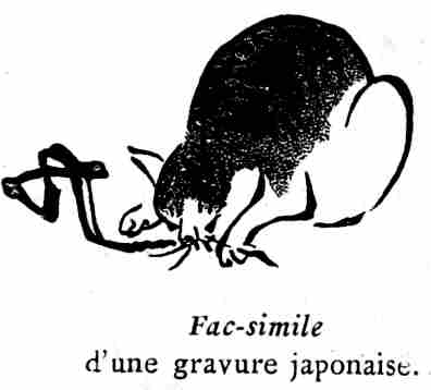 Fac-simile d'une gravure japonaise.