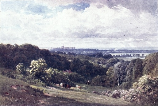 WINDSOR CASTLE FROM COOPER’S HILL, NEAR EGHAM.