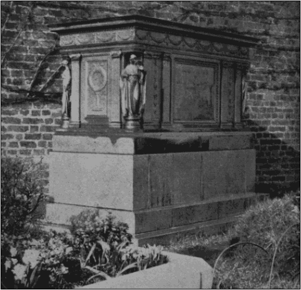 WHISTLER'S GRAVE IN CHISWICK CEMETERY ADJOINING CHISWICK CHURCHYARD