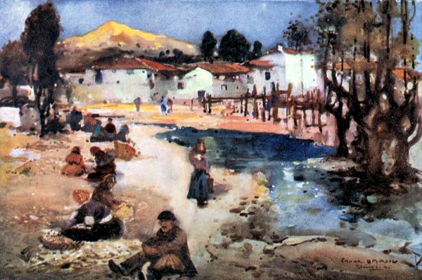 Illustration: A GALICIAN VILLAGE