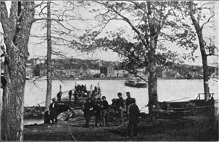 EXAMINING PASSES AT THE GEORGETOWN FERRY